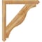 Ekena Millwork Funston Arts & Crafts Rough Sawn Bracket, Western Red Cedar, 4"W x 38"D x 42"H BKT04X38X42FST03RWR - alternate 3